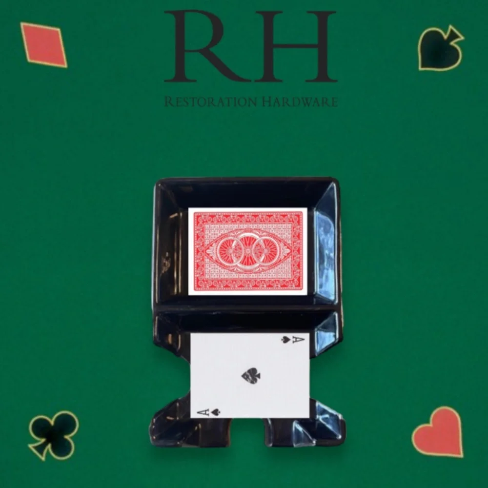 Restoration Hardware Playing Cards Holder